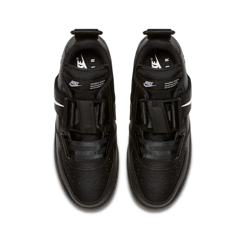 Nike Air Force 1 Utility Black Gum (GS) Black/White-Gum Medium Brown (AJ6601-003)