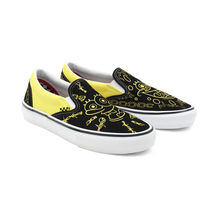 Vans Mike Gigliotti For Vans X Spongebob Skate Slip-on Black (VN0A5FCAZAU)
