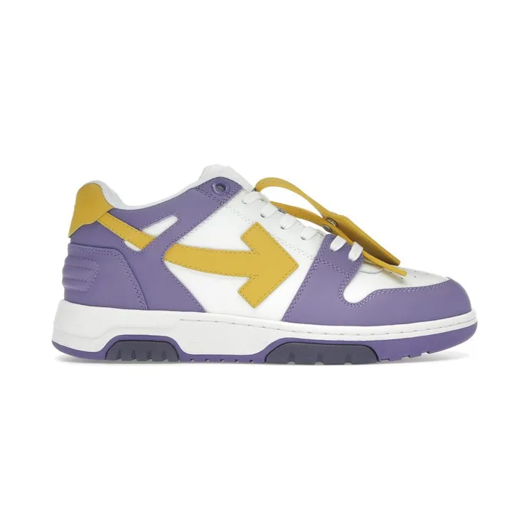 OFF-WHITE Out of Office White Purple Yellow (omia189s23lea0013718)