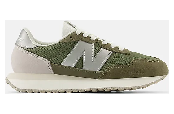 NEW BALANCE 237 “Brown 319 / METALLIC SILVER – 877 C P” (WS237MSW)
