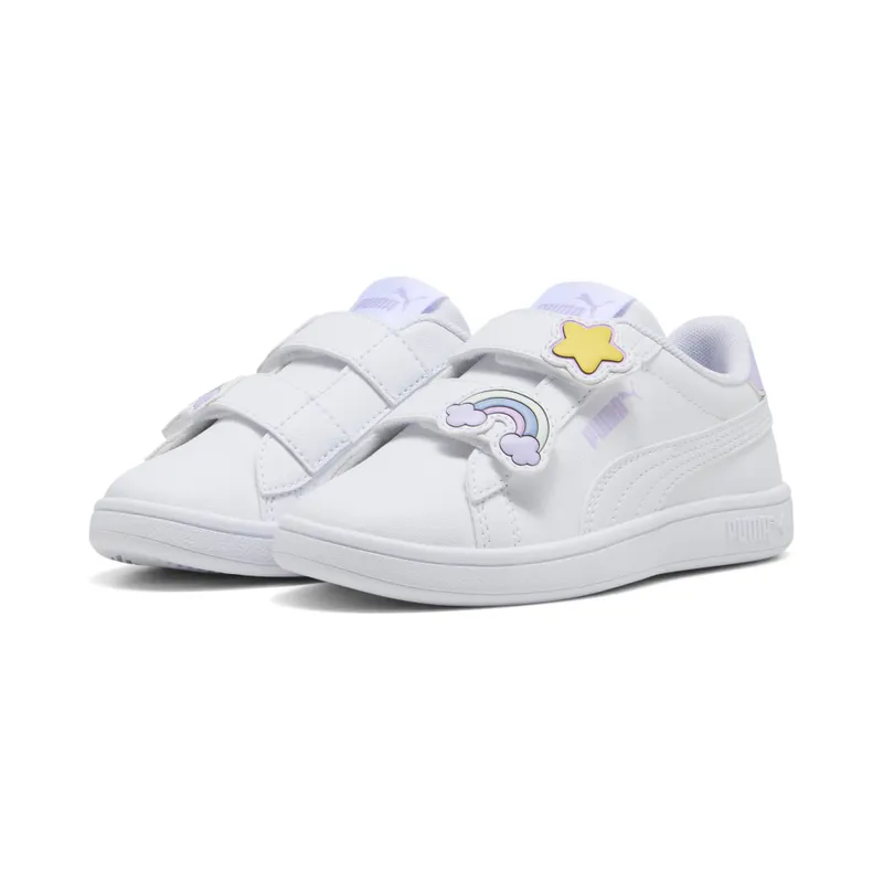 Puma Smash 3.0 Badges “Puma White / Light Lavender” (397286_10)