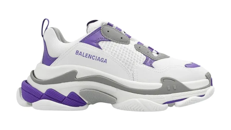 Balenciaga Triple S White Purple (524039-W2FW5-9551)