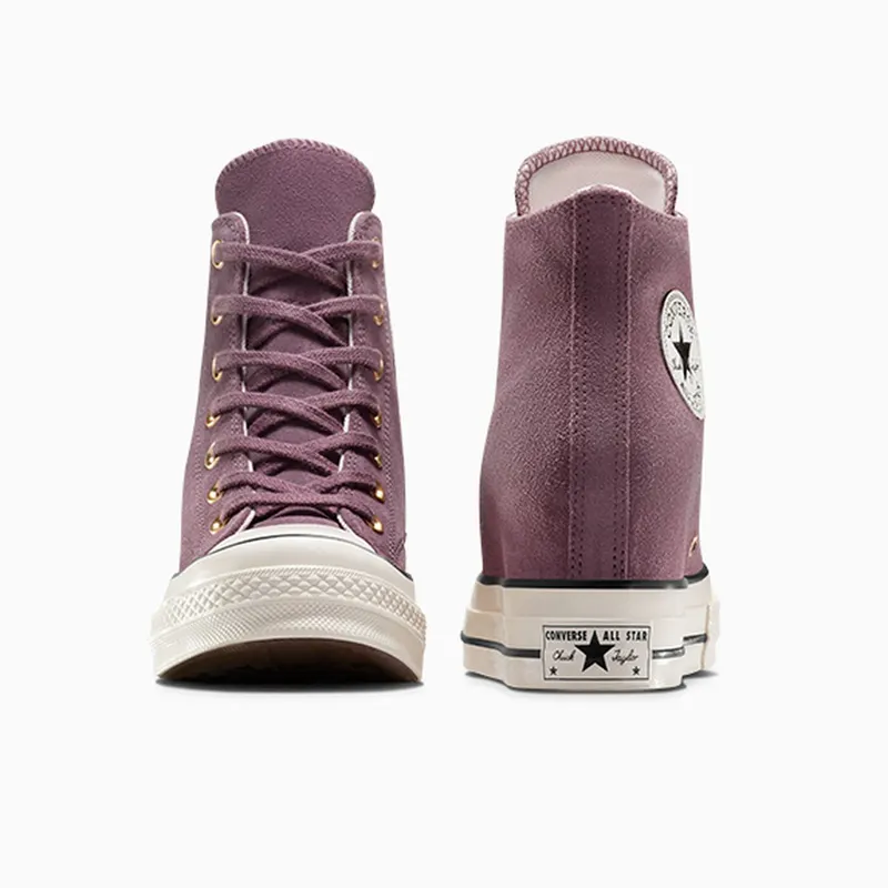 Converse Chuck 70 Wedge Platform Suede Trail Mixed/Egret/Black (A13834C)