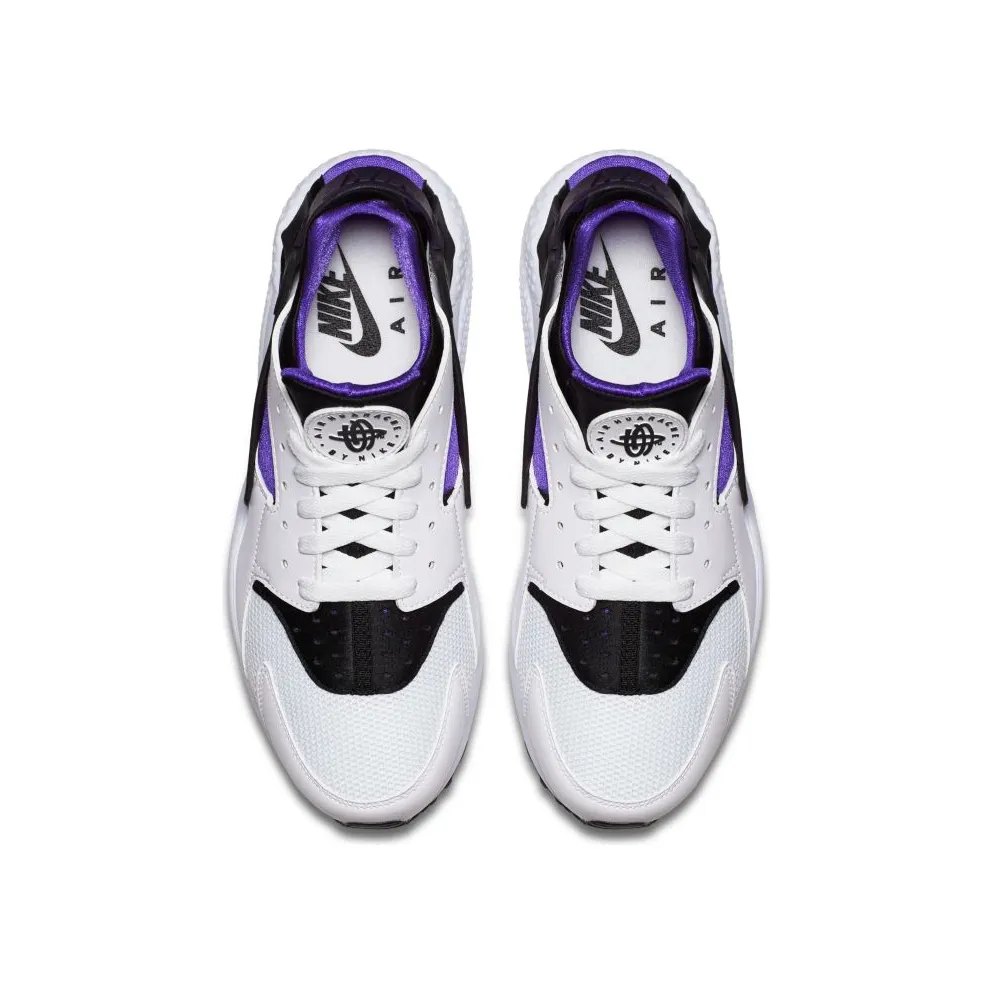 Nike Air Huarache White/Hyper Grp-Black-Purple Dynasty (318429-105)