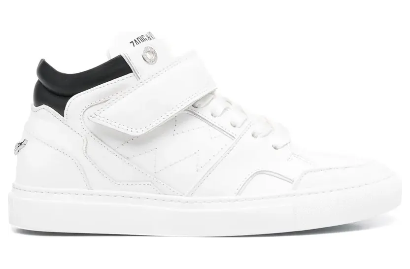 Zadig&Voltaire Sneakers met klittenband – Wit (SWSN00072)