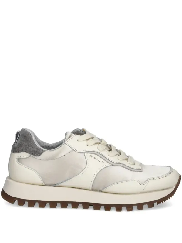 Gant mit Kontrasteinsätzen – Nude (31537986)