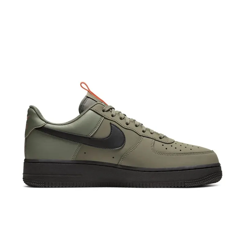 Nike Air Force 1 Low Medium Olive Medium Olive/Black-Starfish (BQ4326-200)