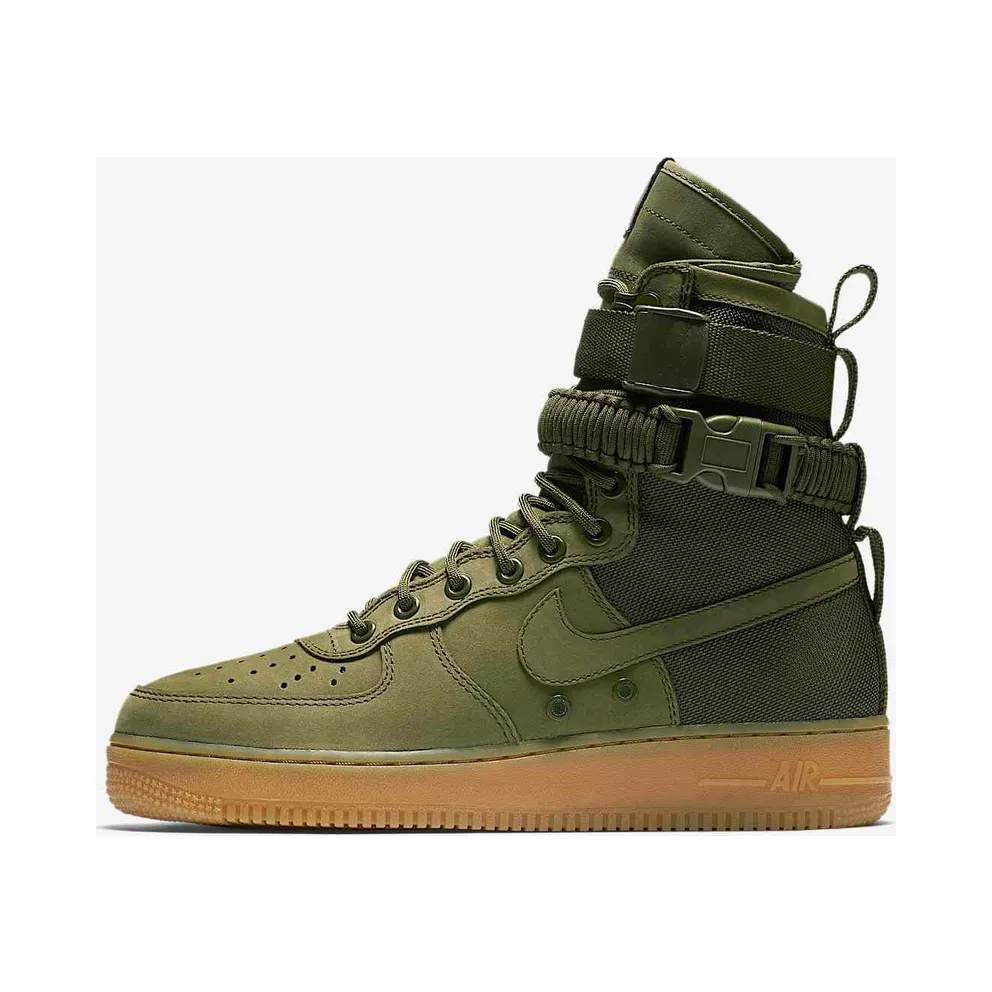 Nike SF Air Force 1 Faded Olive Faded Olive/Gum-Light Brown (859202-339)