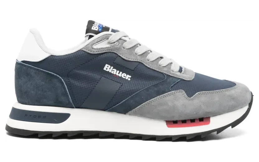 Blauer Sneakers met vetersluiting model ‘RYDER01’ (S6RYDER01NYS)