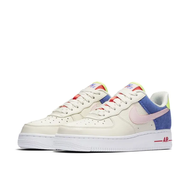 Nike Air Force 1 Low Corduroy (W) Sail/Arctic Pink-Racer Blue (AQ4139-101)