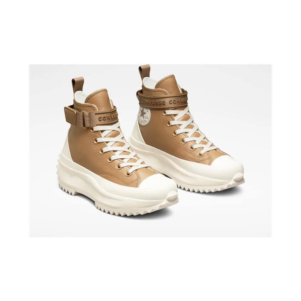 Converse Run Star Hike Platform Leather Hike Sand Dune/egret/egret
