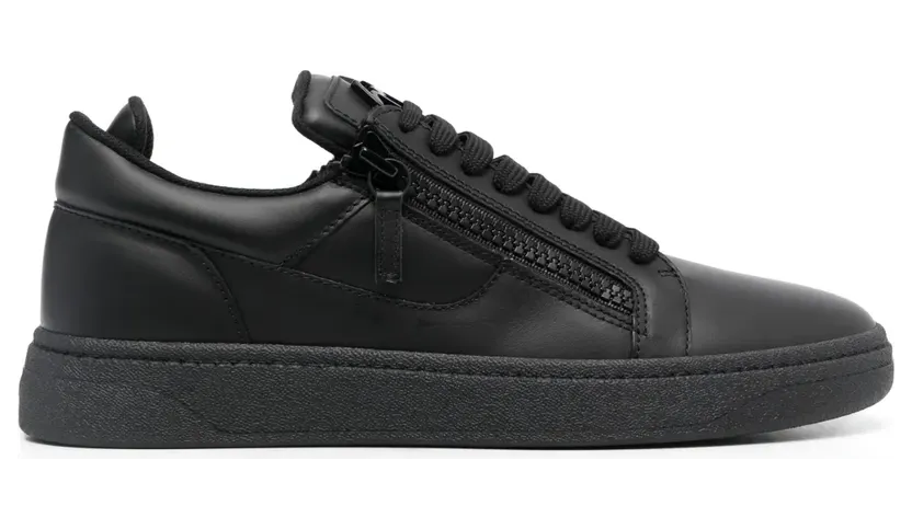Giuseppe Zanotti GZ94 Sneakers mit doppeltem Reißverschluss – Schwarz (RM30034013)