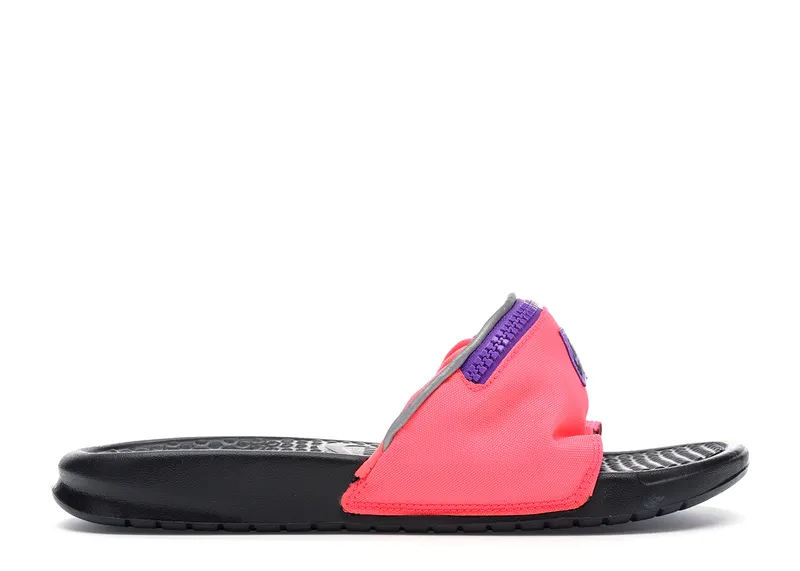 Nike Benassi JDI Fanny Pack Hyper Punch Hyper Punch/Hyper Grape-Black (AO1037-600)