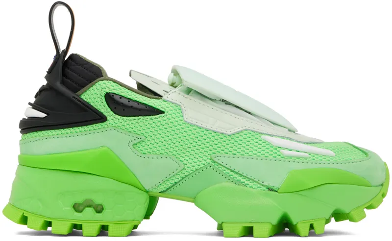 Reebok by Pyer Moss Green Tail Fury Sneakers (GY9893)