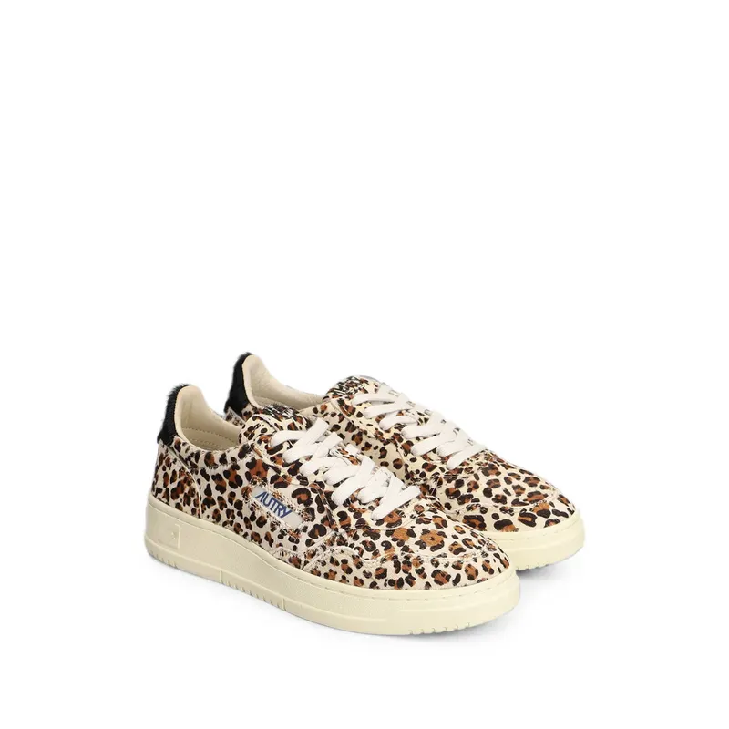 Autry Aulw-JA04 Medalist Leopard-print “Brown/Neutrals” (AULW JA04)