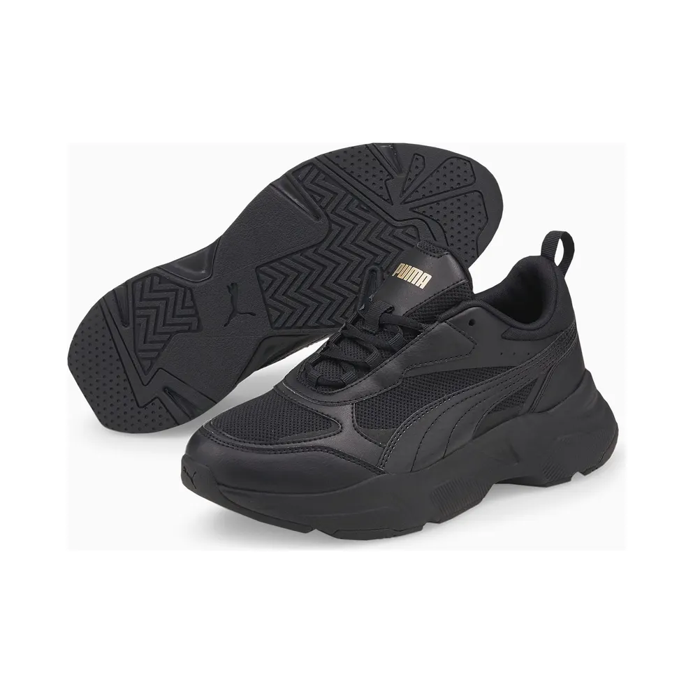 PUMA Cassia Women’ Black/Black/Gold (384647-02)