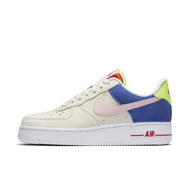 Nike Air Force 1 Low Corduroy (W) Sail/Arctic Pink-Racer Blue (AQ4139-101)