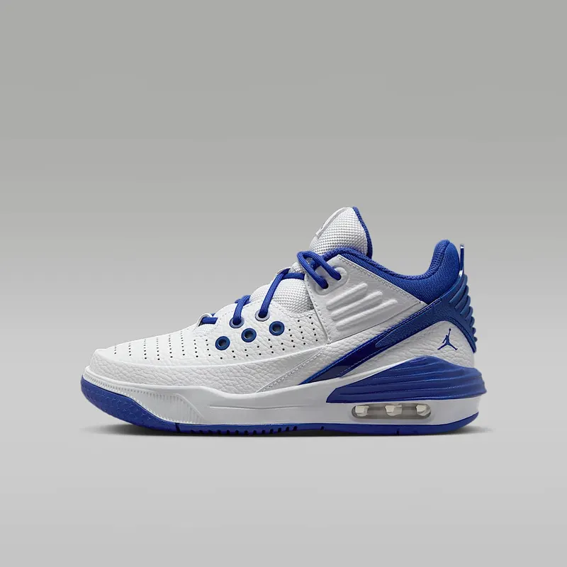 Jordan Max Aura 5 White Black Radiant Blue (DZ4352-140)