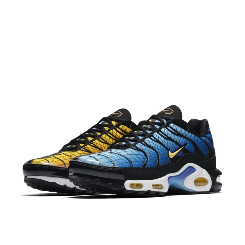 Nike Air Max Plus Greedy Black/Tour Yellow-Team Orange-Chile Red (AV7021-001)