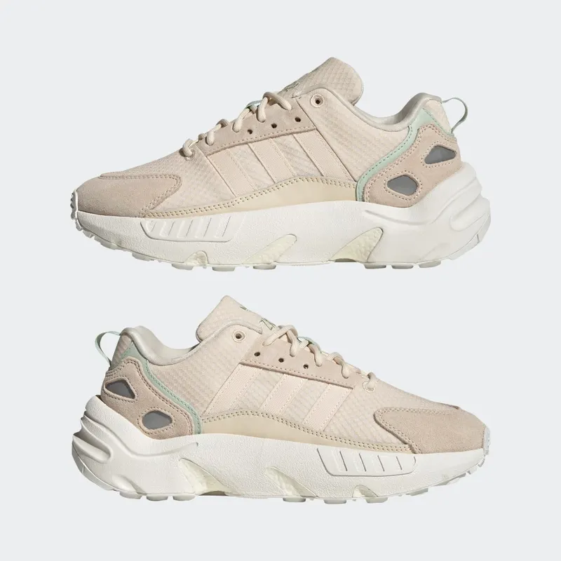 Adidas ZX 22 BOOST Ecru Tint / Linen Green / Cloud White (GX4613)