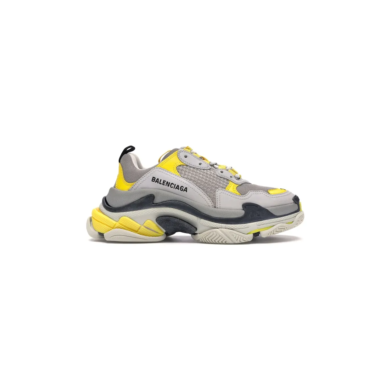 Balenciaga Triple S Grey Yellow (W) (524039W09OH7074)