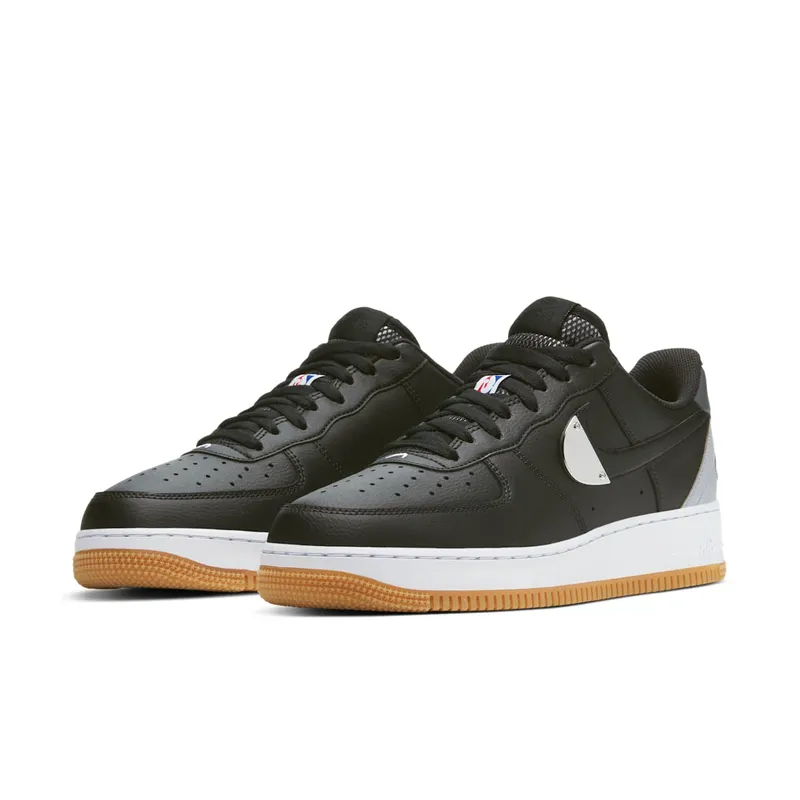 Nike Air Force 1 Low ’07 NBA Black Silver (CT2298-001)