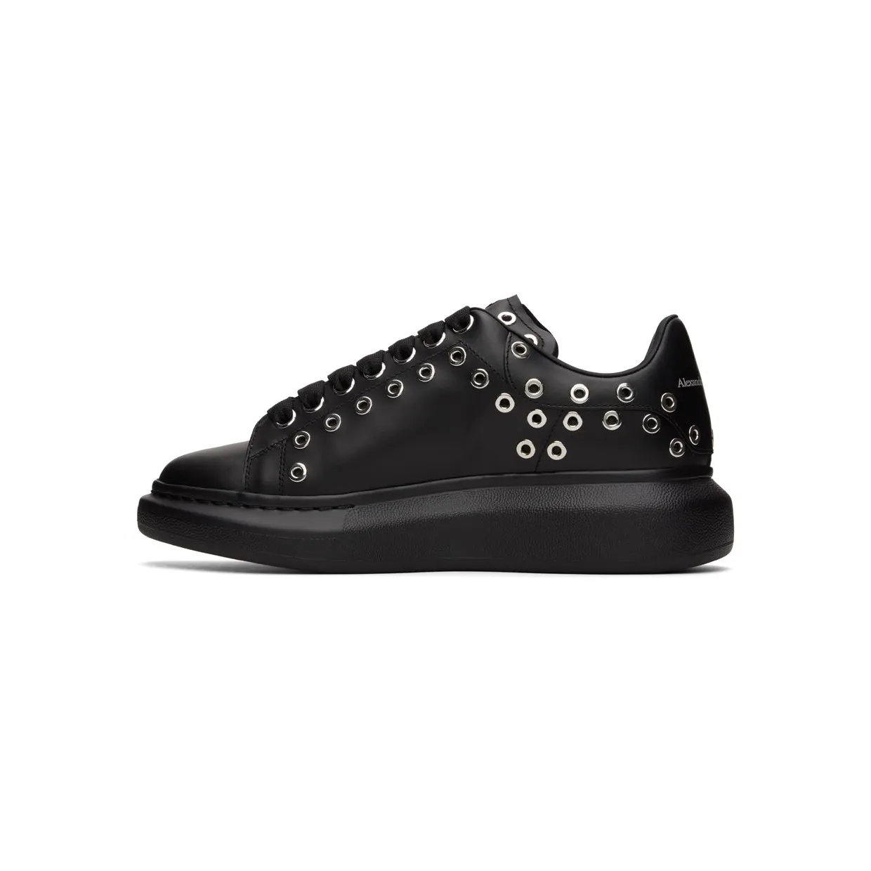 Alexander McQueen Black Larry 1081 BLACK/SILVER (730079WHQYW) (3)