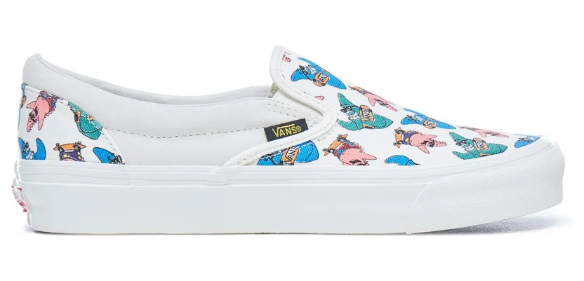Vans Slip-On Spongebob White