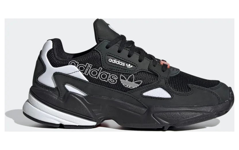 Adidas Falcon ‘K-Pop Pack – Core Black’ Core Black/Cloud White/Core Black (H69043)