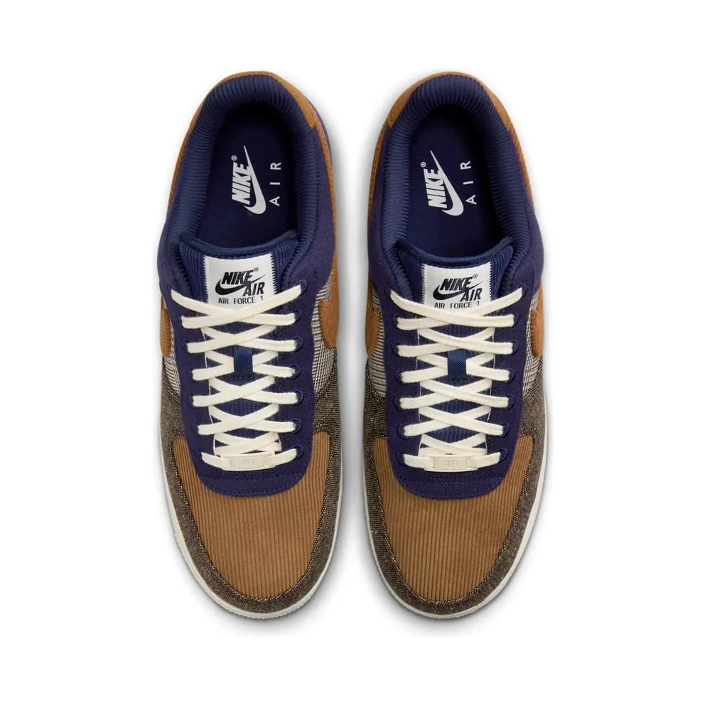 Nike Air Force 1 ’07 Premium Midnight Navy/Pale Ivory/Baroque Brown/Ale Brown (FQ8744-410)