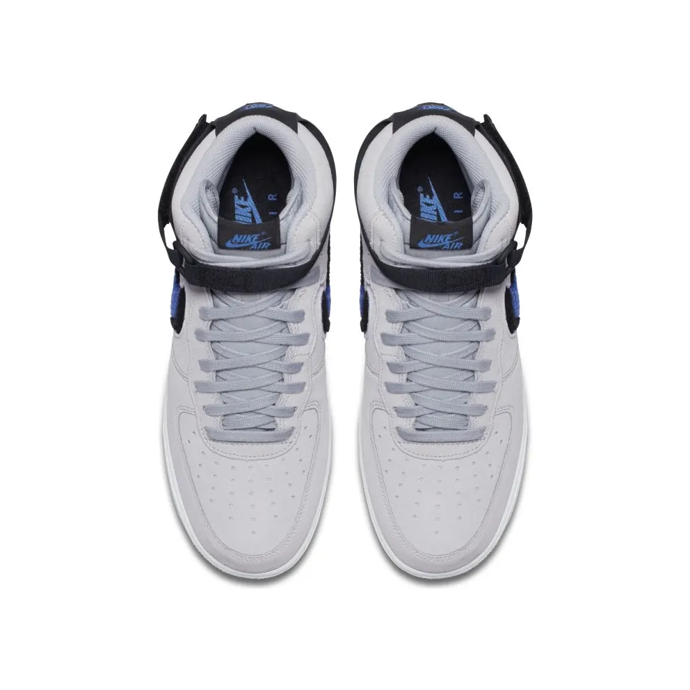 Nike Air Force 1 High Chenille Swoosh Wolf Grey Wolf Grey/Game Royal-Black-White (806403-015)