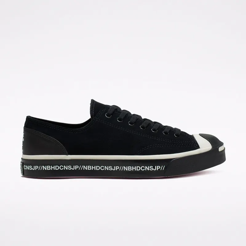 Converse Jack Purcell Ox Neighborhood Motorcycle Black/White (165604C)