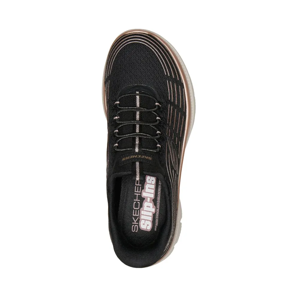 Skechers Slip-ins: Summits Plus Black/Roos Gold (150611BKRG)