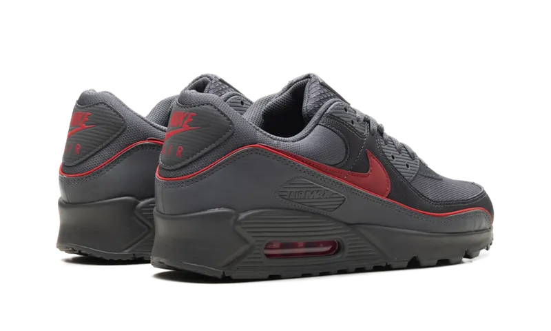 Nike Air Max 90 Premium “Iron Grey University Red” (HV4517-001)