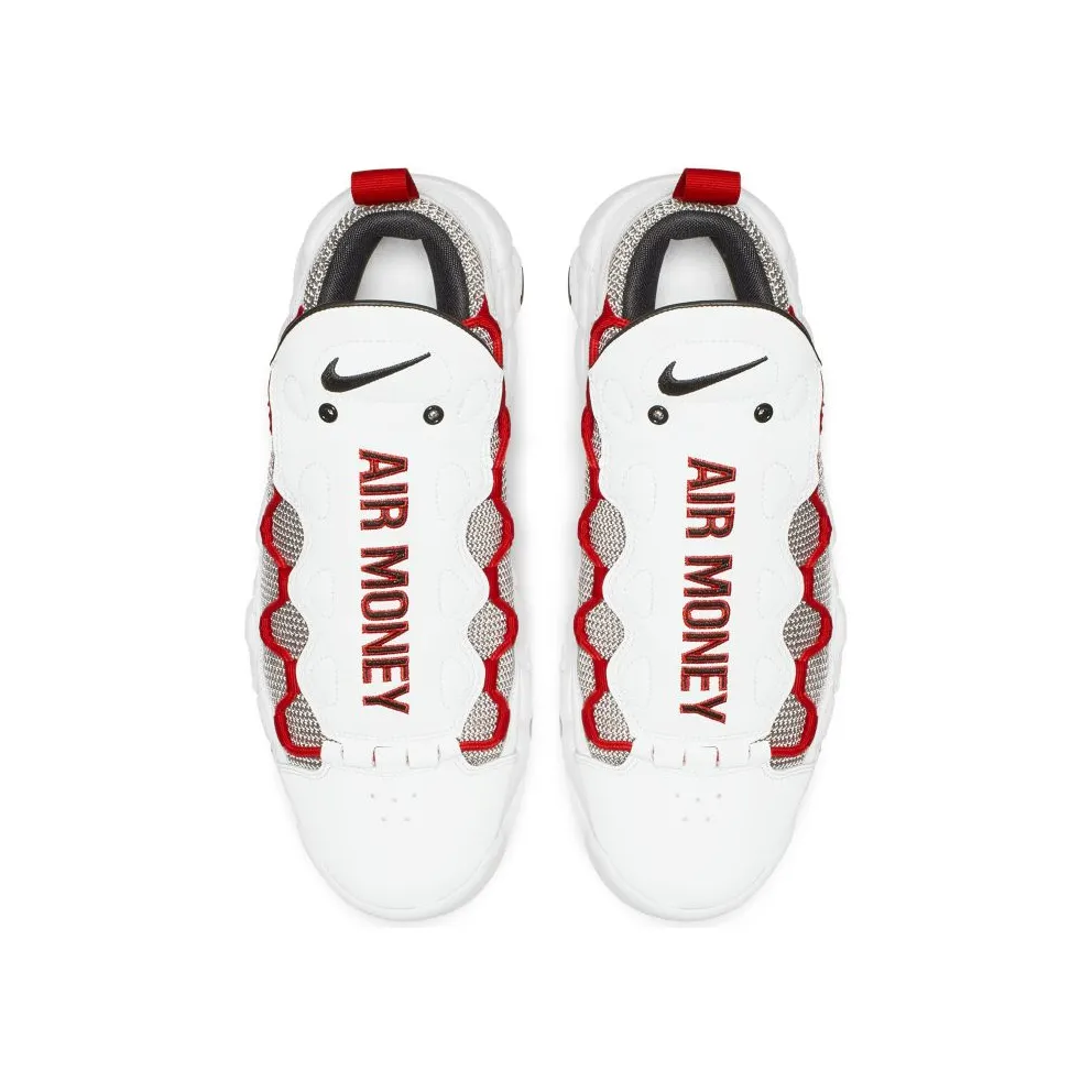 Nike Air More Money White Habanero Red Atmosphere Grey White/Black-Habanero Red-Atmosphere Grey (BV2520-100)