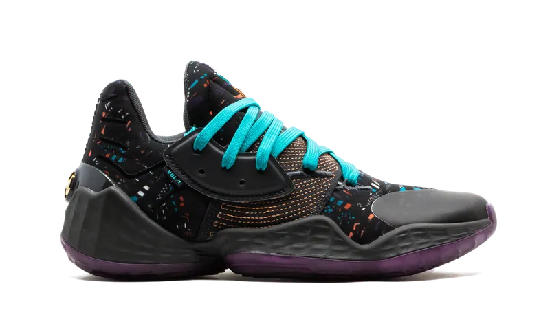 Adidas Harden Vol. 4 Core Black / Amber Tint / Grey Six (EF9924)