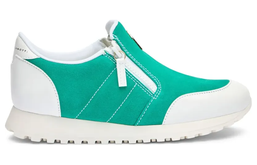 Giuseppe Zanotti Ilde Run Wildleder-Sneakers – Grün (I160019K06)