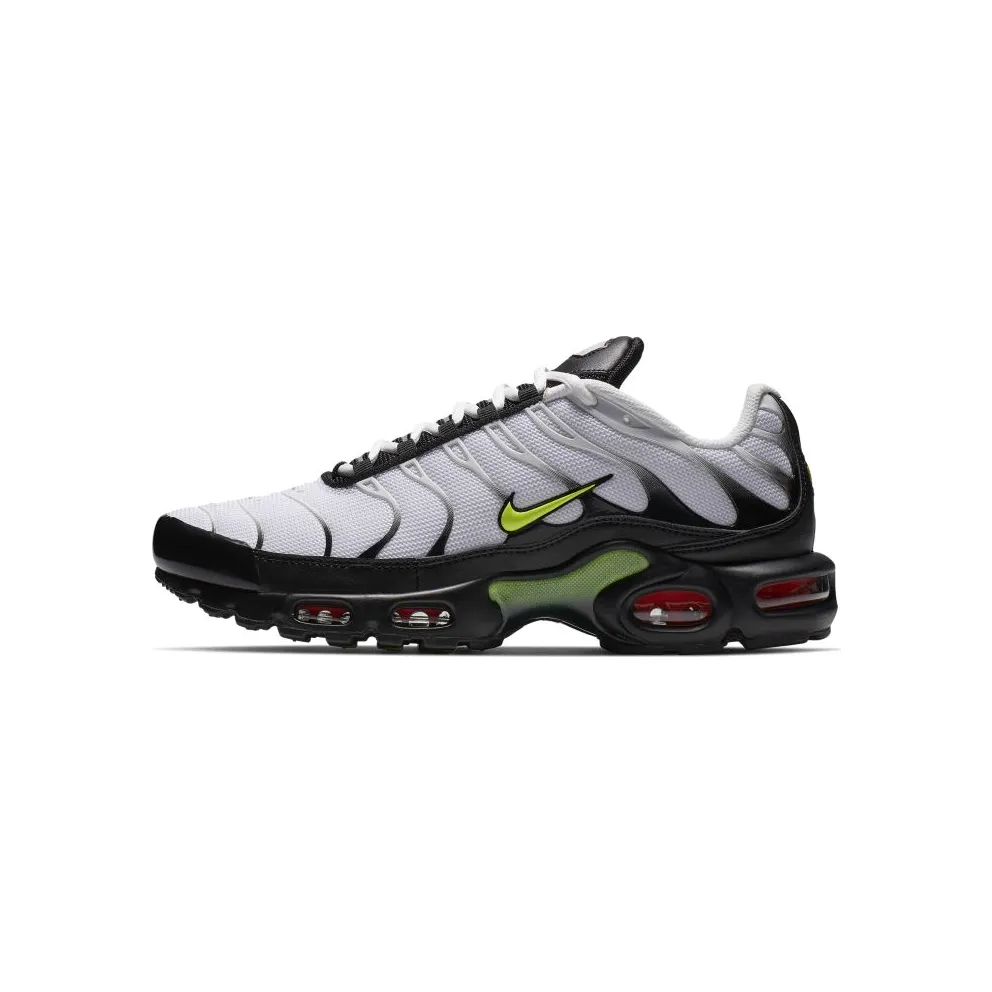 Nike Air Max Plus Retro Future White/Volt-Black-Bright Crimson (AJ2013-100)