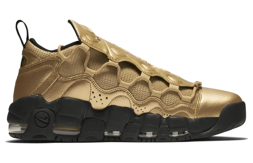 Nike Air More Money Metallic Gold Black