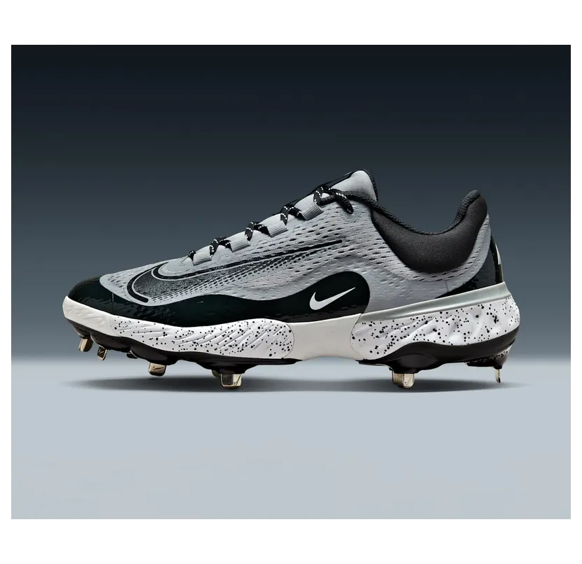 Nike Alpha Huarache Elite 4 Low Wolf Grey White Dark Smoke Grey (DJ6521-004)