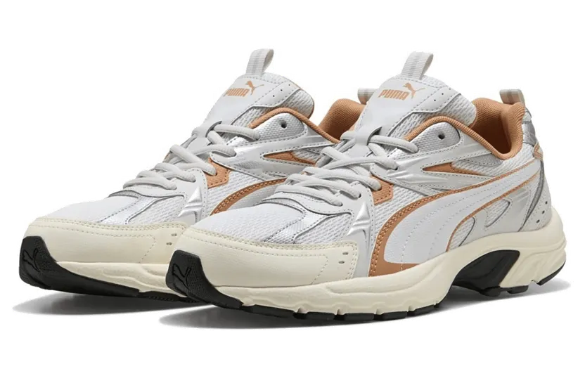 Puma Milenio Zilvergrijs / Oranje / Wit (4026232424)