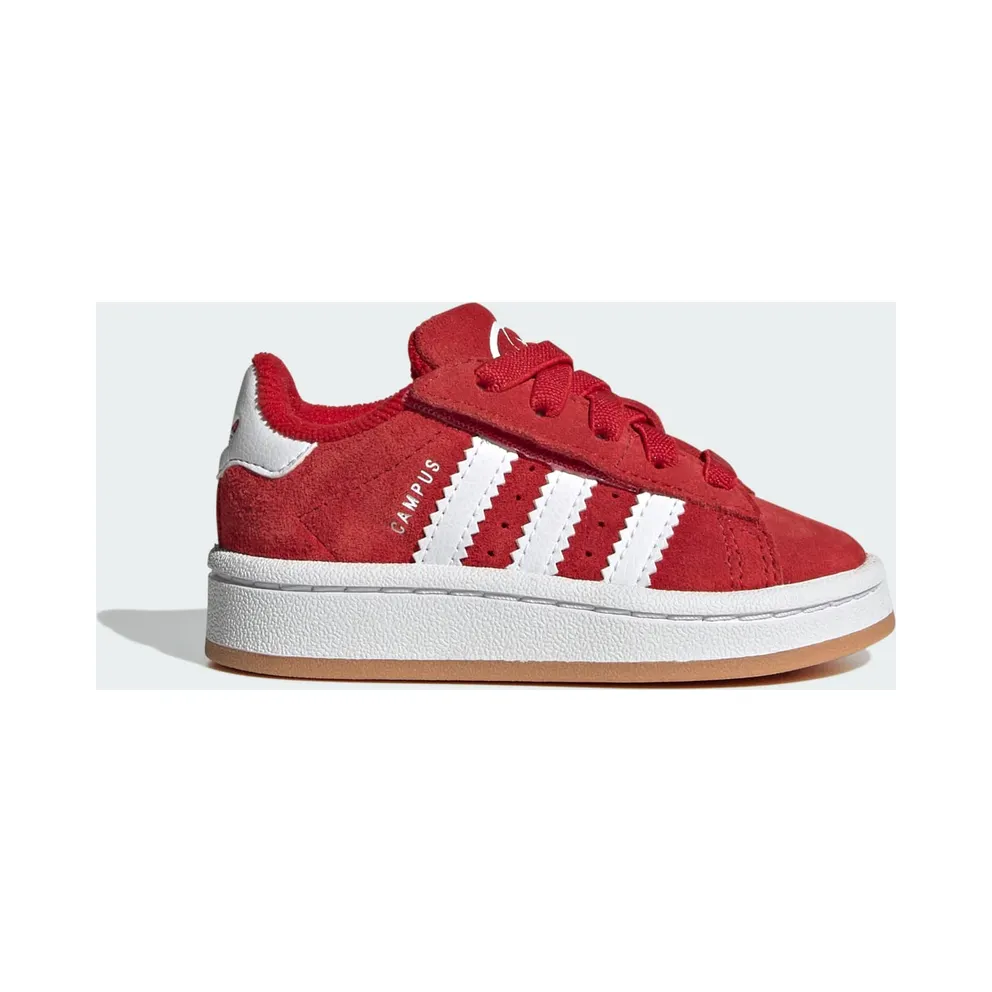 adidas Campus 00s Comfort Closure Elastic Lace Shoes Kids Better Scarlet / Cloud White / Better Scarlet (JI4336)