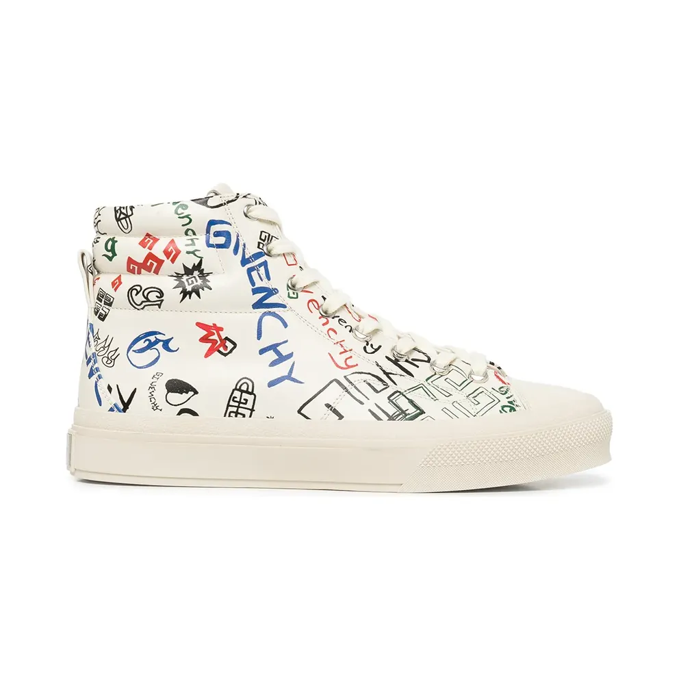 Givenchy City Sneakers mit Logo-Print – Weiß (BH005LH19F)