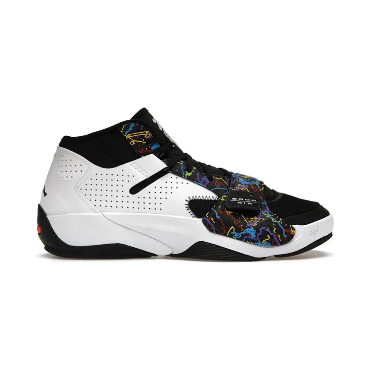 Jordan Zion 2 Noah White Black Multi-Color (DO9068-003)