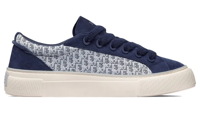 Dior B33 Sneaker Navy Blue Oblique Jacquard (3SN303ZWN_H559)