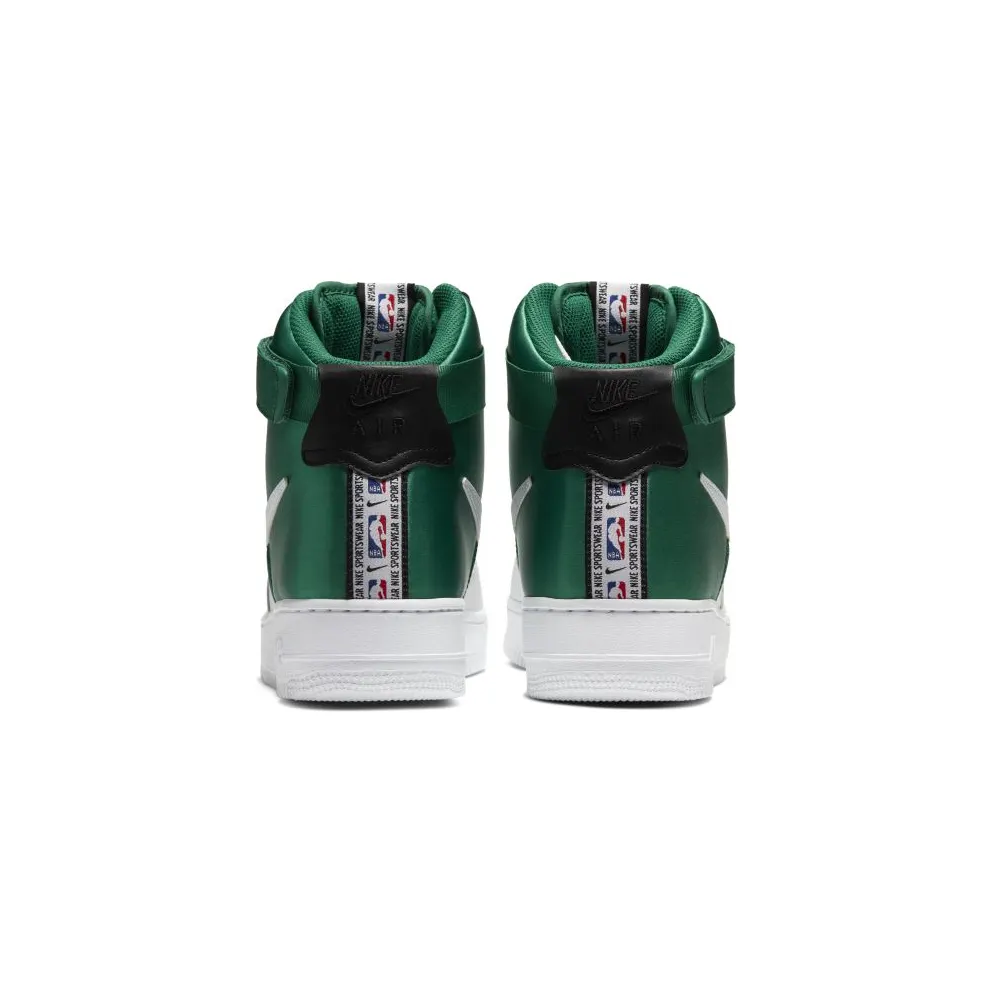 Nike Air Force 1 High NBA Celtics White/Green/Gold (BQ4591-100)