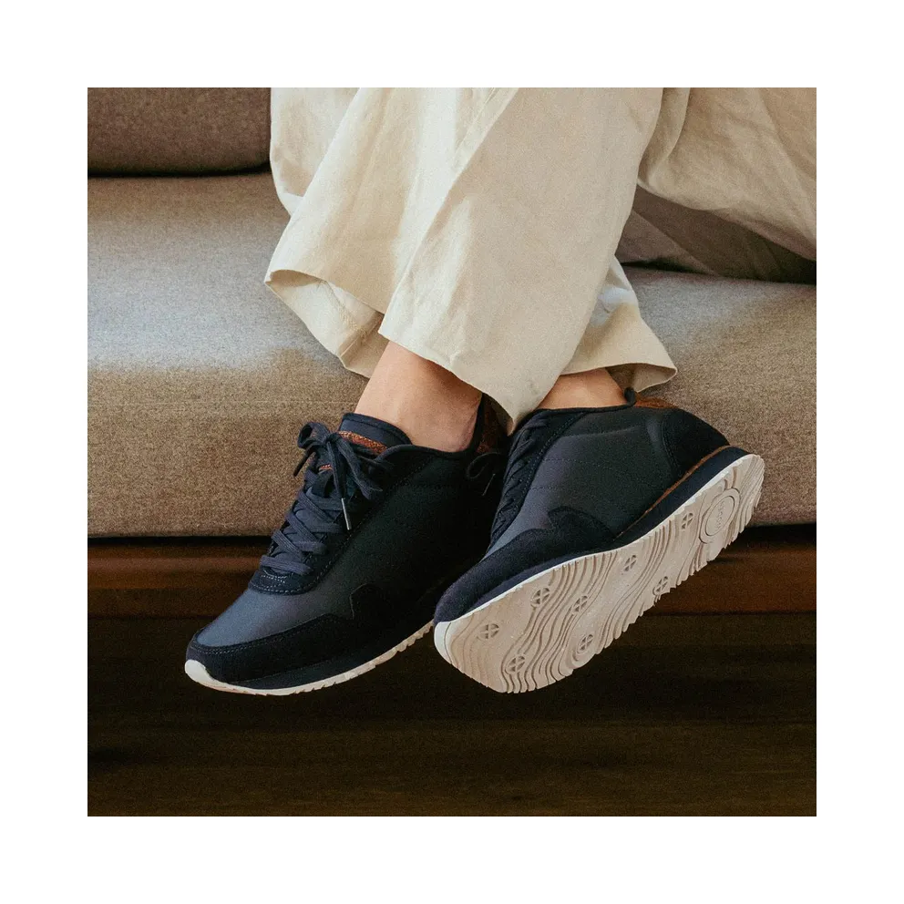 Woden Nora III Leather Dark Navy (WL166 009)