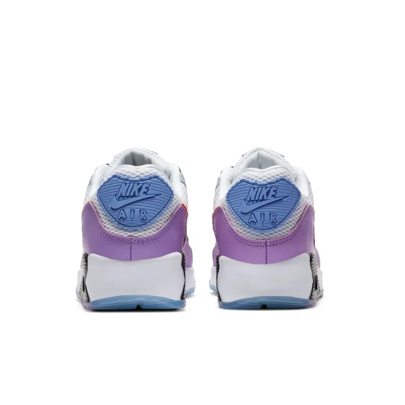 Nike Air Max 90 Carnival (W) White/Hyper Crimson-Violet Star (CW6029-100)