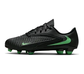 Nike Jr Phantom 6 Low Club ‘ Multi-Ground “Black/Black/Illusion Green” (IV5232-001)