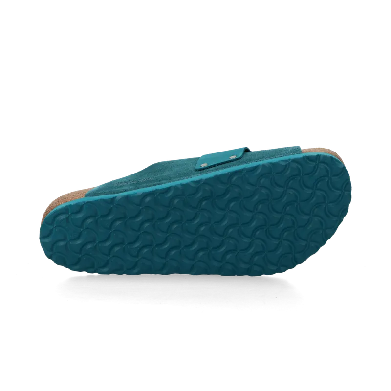 Birkenstock Kyoto Nubuck/Suede Leather (deep turquoise) – 1026801